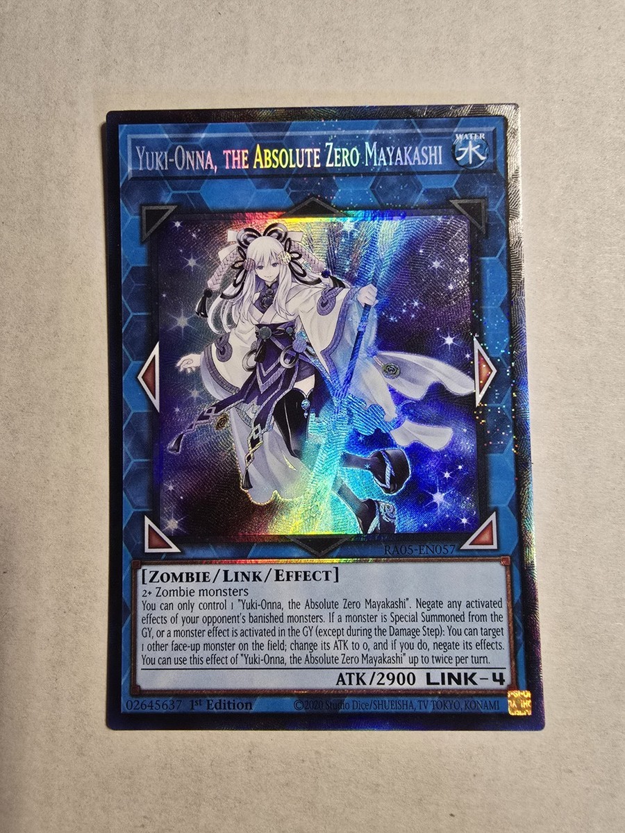 RA05-EN057 Yuki-Onna, the Absolute Zero Mayakashi Collector's Rare