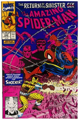 Amazing Spider-Man #335 1990 Marvel Comics VF- Comic Book Direct