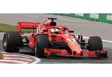 1/43 Ferrari SF71H Diecast Model Sebastian Vettel Canadian GP 2018 Used