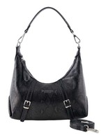 Seidenfelt Manufaktur Lilleby Hobo Bag UmhäNgetasche Tasche Reptile Black Neu