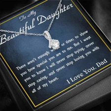 ALLURING BEAUTY Necklace, For Her, for Christmas, for Daughter, Birthday, Valent