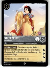 Disney Lorcana Shimmering Skies 183/204 Snow White - Fair-Hearted