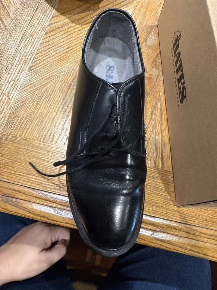 Bates D1029 女式牛津制服鞋 8M 码-黑色皮革 — 第 4/4 张图片