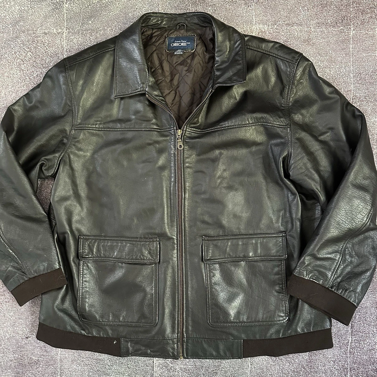 Cherokee Leather Outer Shell Coats, Jackets & Vests for Men for
