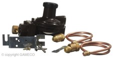 GENUINE CARAVAN  HOME LPG   REGULATOR REGO TWINSTAGE TEE 250MJ