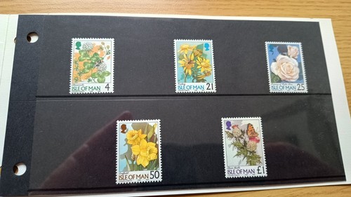 1998 GB Isle of Man Presentation Packs Definitive Flowers X 2 Combine Postage - Picture 3 of 5