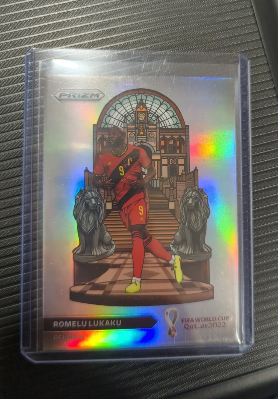 2022 Panini Prizm World Cup National Landmarks #2 Romelu Lukaku SP BELGIUM