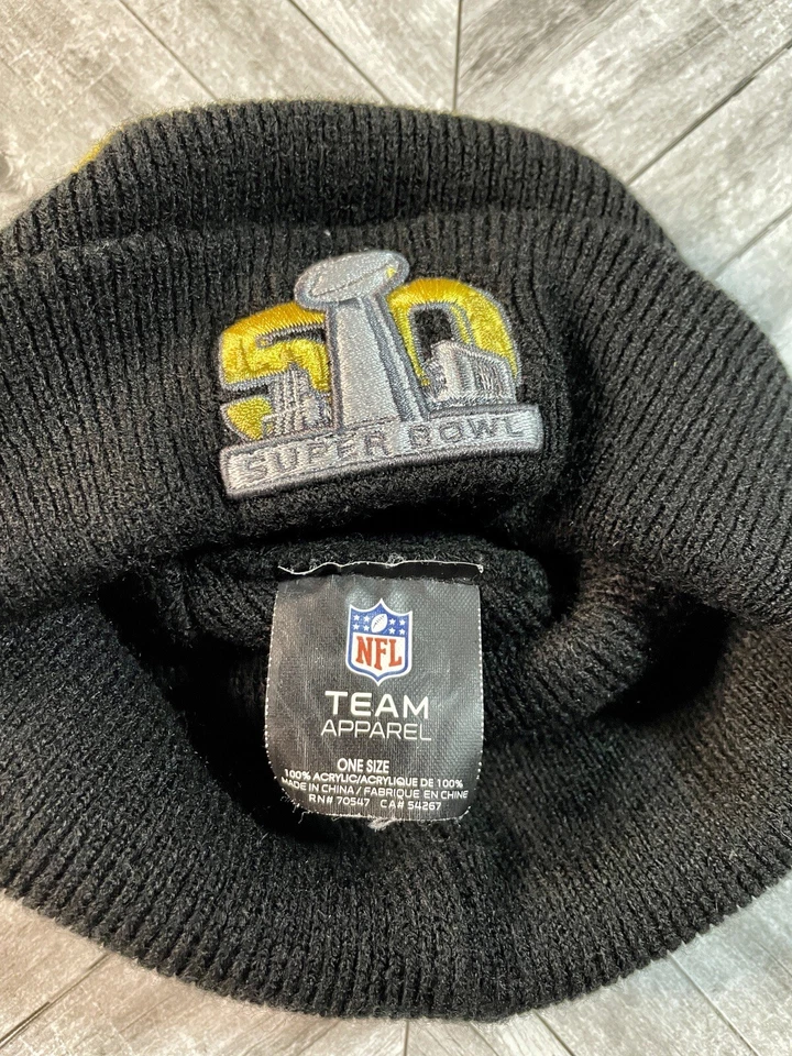 Мужская шапочка Super Bowl черная NFL футбол спорт на открытом воздухе туризм комфорт HOF - Изображение 4 из 4