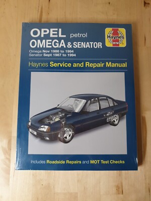 Opel Omega and Senator (1986   1994) Petrol Haynes Repair Manual