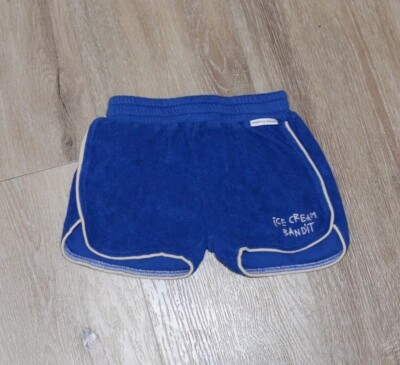 Sproet & Sprout Blue Toddler Shorts Organic Cotton Baby Boy Size 18-24 Months