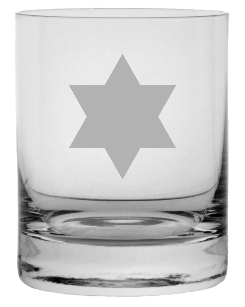 6th Infantry Division Military Etched 11oz Whisky Rocks Glass-image