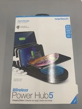 Naztech Power Hub 7 Multi-Charger Docking Station [iPhone, Samsung, iPad & More]