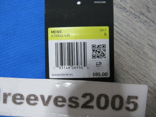 NWT Nike Dry Player Solid Golf Polo Sz Small 100% Authentic AT8940 435 - Picture 4 of 4