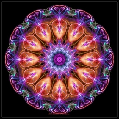 Blooming Mandala 1 - DIY Chart Counted Cross Stitch Patterns Needlework DMC   