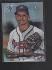 TROY BACON  2017 BOWMAN CHROME DRAFT REFRACTOR CARD #BDC-93
