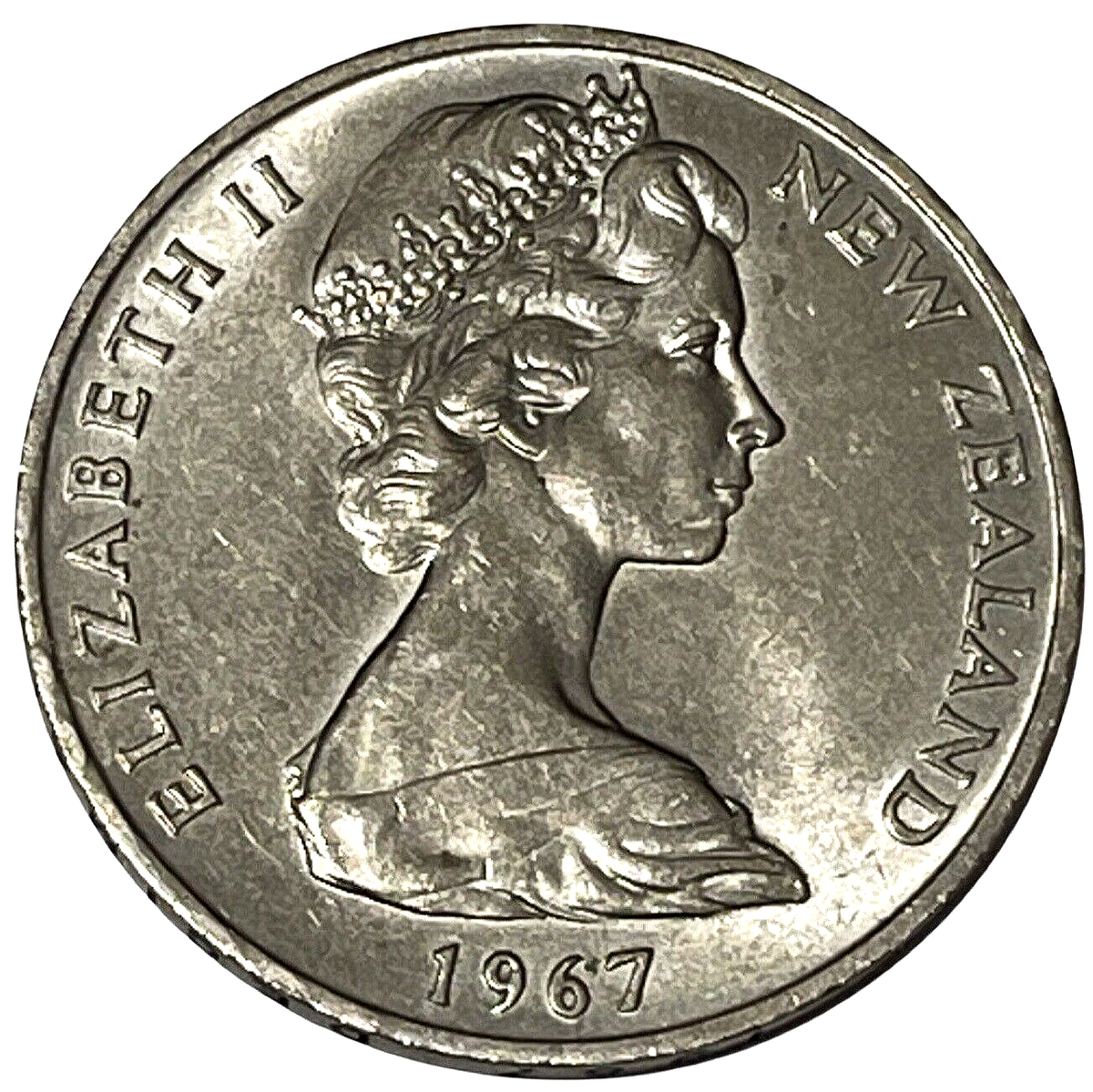 【超希少種】ニュージーランド １ドル貨幣 1967年！ 超希少種】ニュージーランド 1ドル貨幣 1967年！ 超希少種