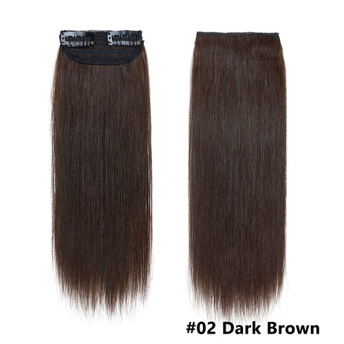 Blonde 100% Real Remy Human Hair Extensions Clip In Short Hair Piece Mini Pads T - Picture 13 of 19