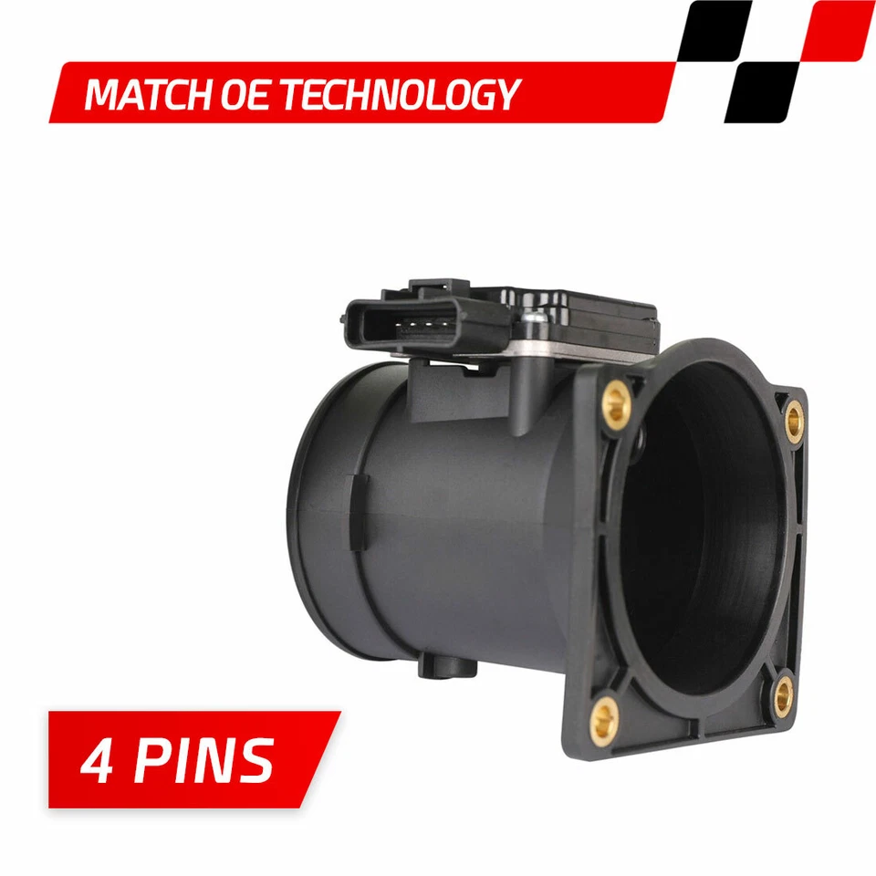 Sensor de flujo de masa de aire para Ford 97-03 F-150 97-98 E-150/E-250 Econoline 4,2 L V6 Foto 3 de 4