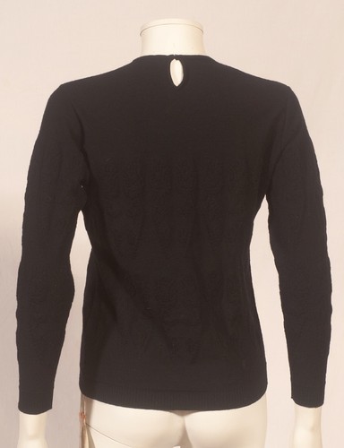 'CHRISTELLE' FRENCH VINTAGE KNITTED TOP UK 8/10 - US 4/6 - FR 36/38 - Picture 3 of 5