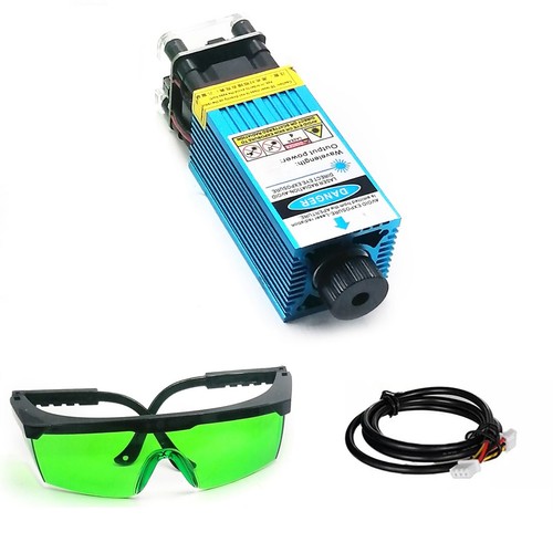 Einstellbares Focal 405nm 500mW 0.5W 12V Blau Violett Laser Modul mit TTL PWM - Picture 2 of 13