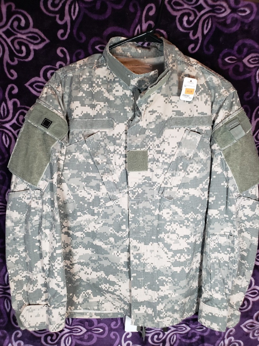 U.S. ARMY 迷彩服 SMALL REGULAR US Army Combat Uniform Top Standard Issue Coat Small long