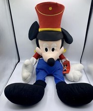 Mickey Mouse Nutcracker Toy Soldier Large 30" Plush Stuffed Toy Band New W/ Tags
