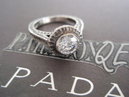 SILPADA Rare Retired Sterling Silver 925 "Perfect Bliss" CZ Ring Size 5 R2076 - Picture 3 of 14