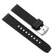 22mm Silicone Watch Band Extra Large Size for Thick Wrists Quick Release Strap