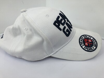 GENUINE PEARLY GATES GOLF Strapback Stitched Hat Unisex White