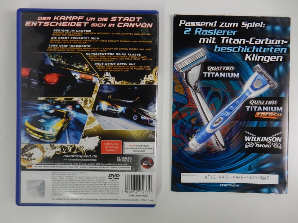 Need for Speed Carbon für PS2 - Playstation 2 - CIB - Komplett - Bild 2 von 2