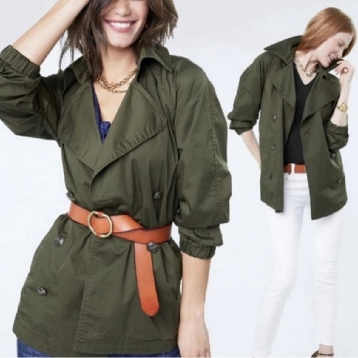 CAbi Olive Green Expedition Jacket eBay
