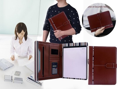 Pu Leather Document Ipad Case Vintage Leather Portfolio Case Envelope Folder Ebay