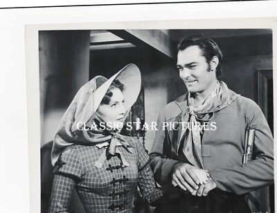 M370 Joan Leslie John Russell Jubilee Trail 1954 8 x 10 vintage photo