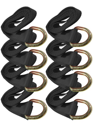 24 Pack Of 8' LASSO TIRE STRAPS WITH O-RING - Tie Down Straps, Ratchet - Foto 12