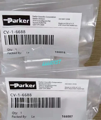 CV-1-6688 Parker check valve brand new