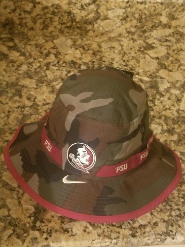 Nike FSU Camo Team Issued Bucket Hat 