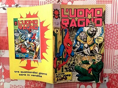 AMAZING SPIDERMAN 124 ITALIAN EDITION 1ST APPEARANCE MAN WOLF ROMITA KANE FN-