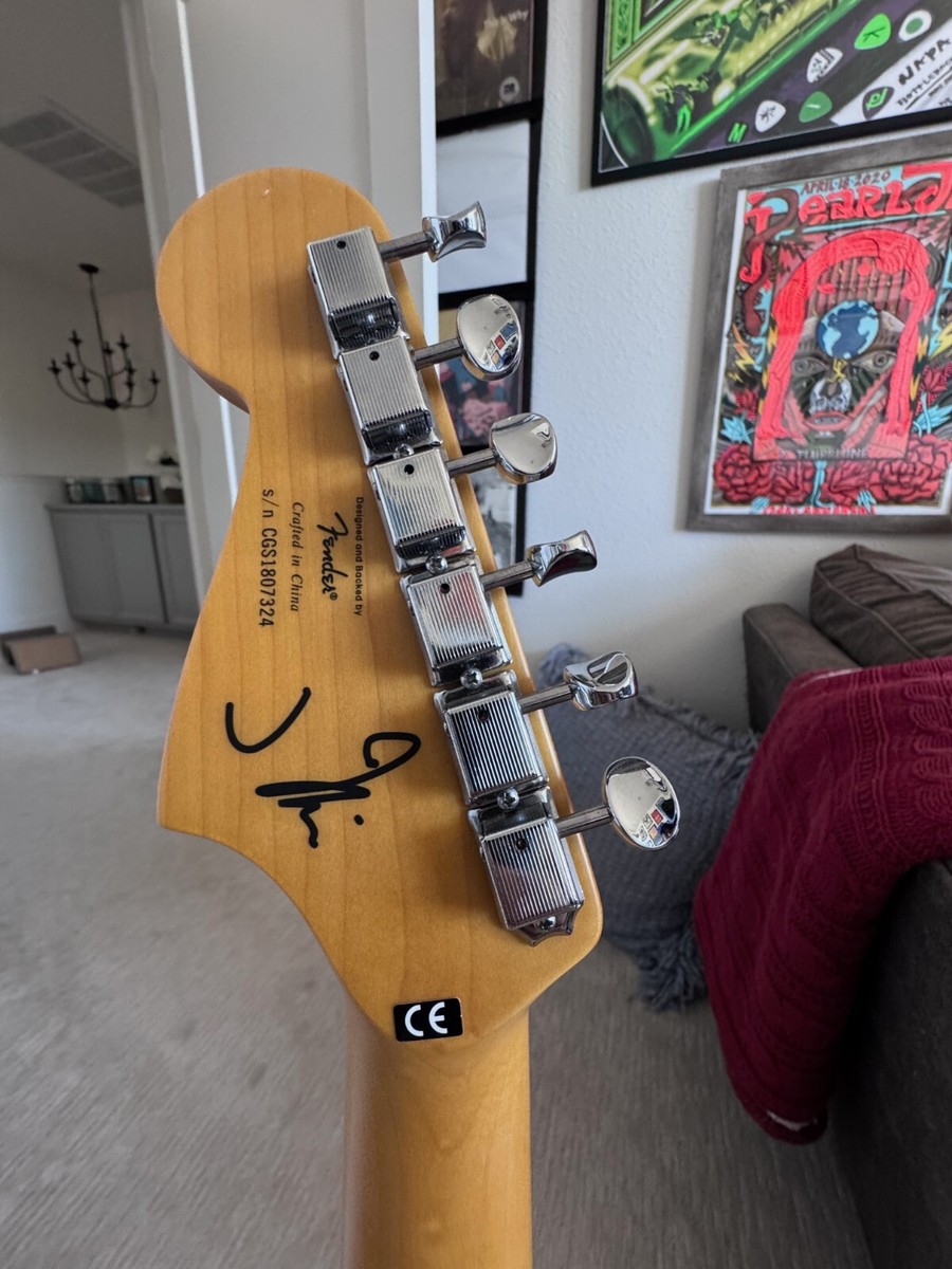 Fender Squier J Mascis Jazzmaster Electric Guitar - Vintage White