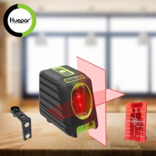 Huepar 150 feet Red Cross Line Self Leveling Laser level with Pulse Mode