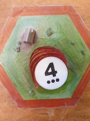 3d printed catan tiles home made and numbers, brand new - Picture 10 of 16
