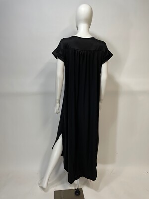 Entro Black Short Sleeve Pocket Maxi Dress | eBay