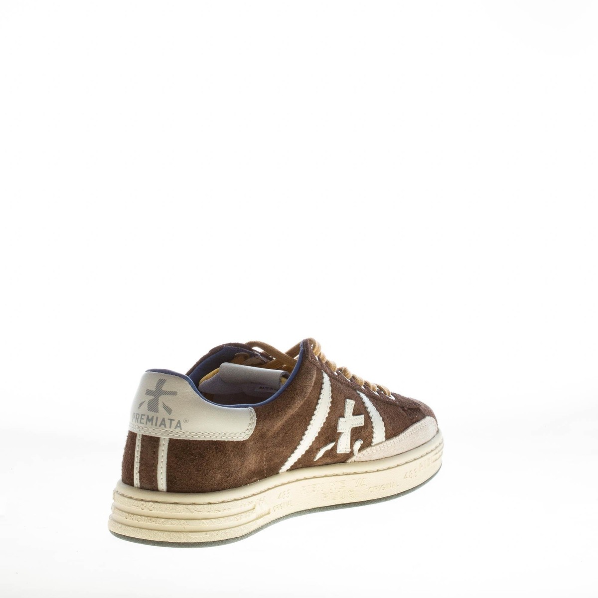 PREMIATA men shoes Brown suede RUSSEL 6428 sneaker with