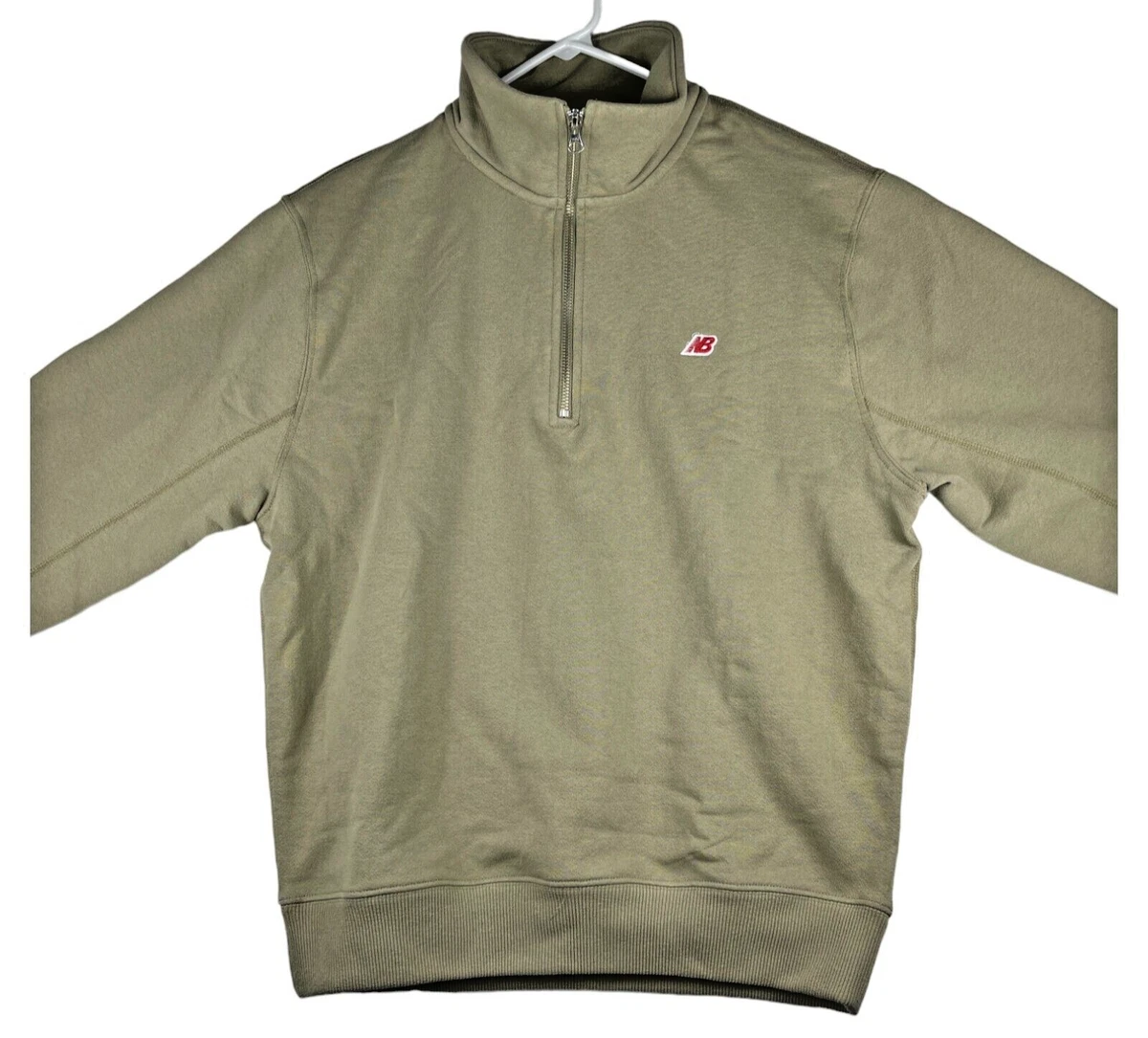Size M - New Balance Made in USA Quarter Zip Crewneck Pullover 