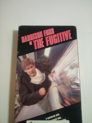 THE FUGITIVE  (VHS, 1994) Harrison Ford ~ Tommy Lee Jones used - Bild 1 von 4