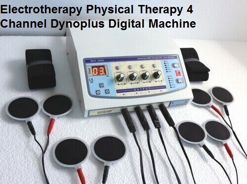 Home Use Prof. Electro.therapy 4 channel Machine Pulse Massager LED ...