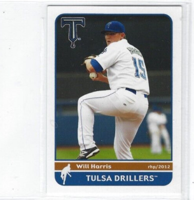 2012 Tulsa Drillers (Double A-Colorado Rockies) Will Harris