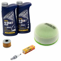 ÖL Wartung Set 2L FüR Kawasaki KLX 300 R LX 97-03 Luftfilter ÖLfilter ZüNdkerze