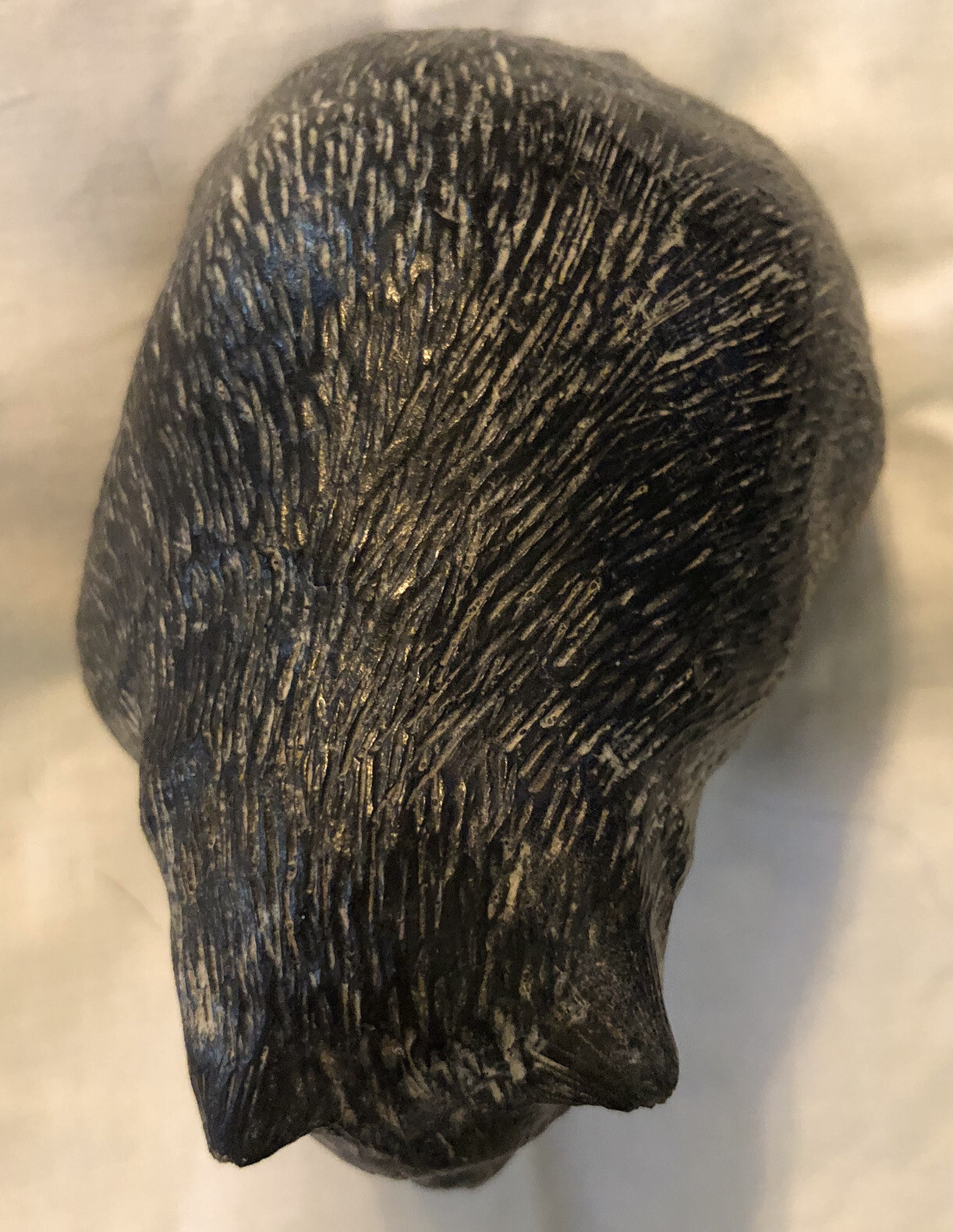 Vintage Wolf Sculptures Original Hand Carved Bear Soapstone Canada