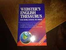 Websters English Thesaurus for Home, School or Office - Paperback - ACCEPTABLE