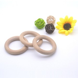 wooden baby teether